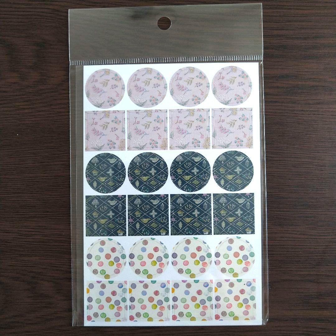 merinomiさん　透ける模様シールセット18種
