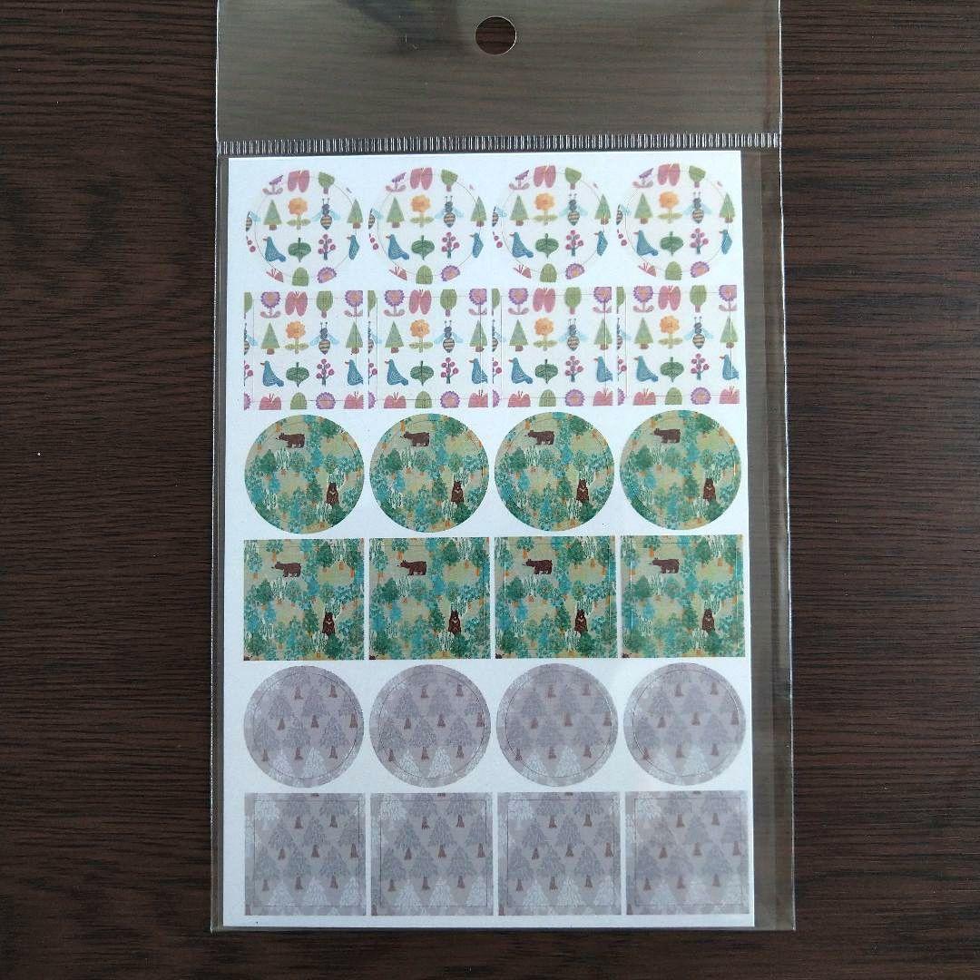 merinomiさん　透ける模様シールセット18種