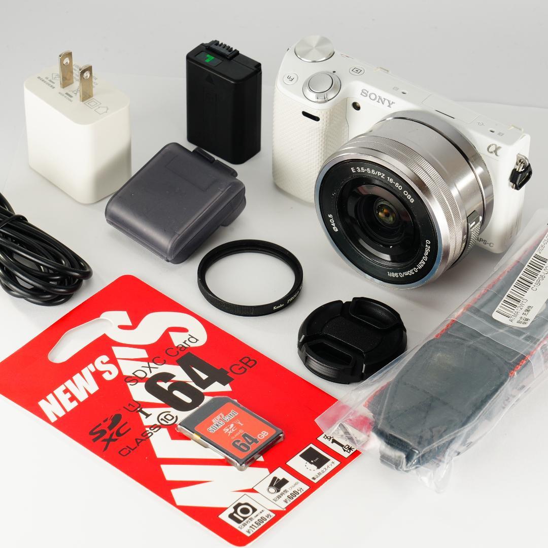 シャッター4295回美品✨軽量218g旅行最適NEX-5R 431