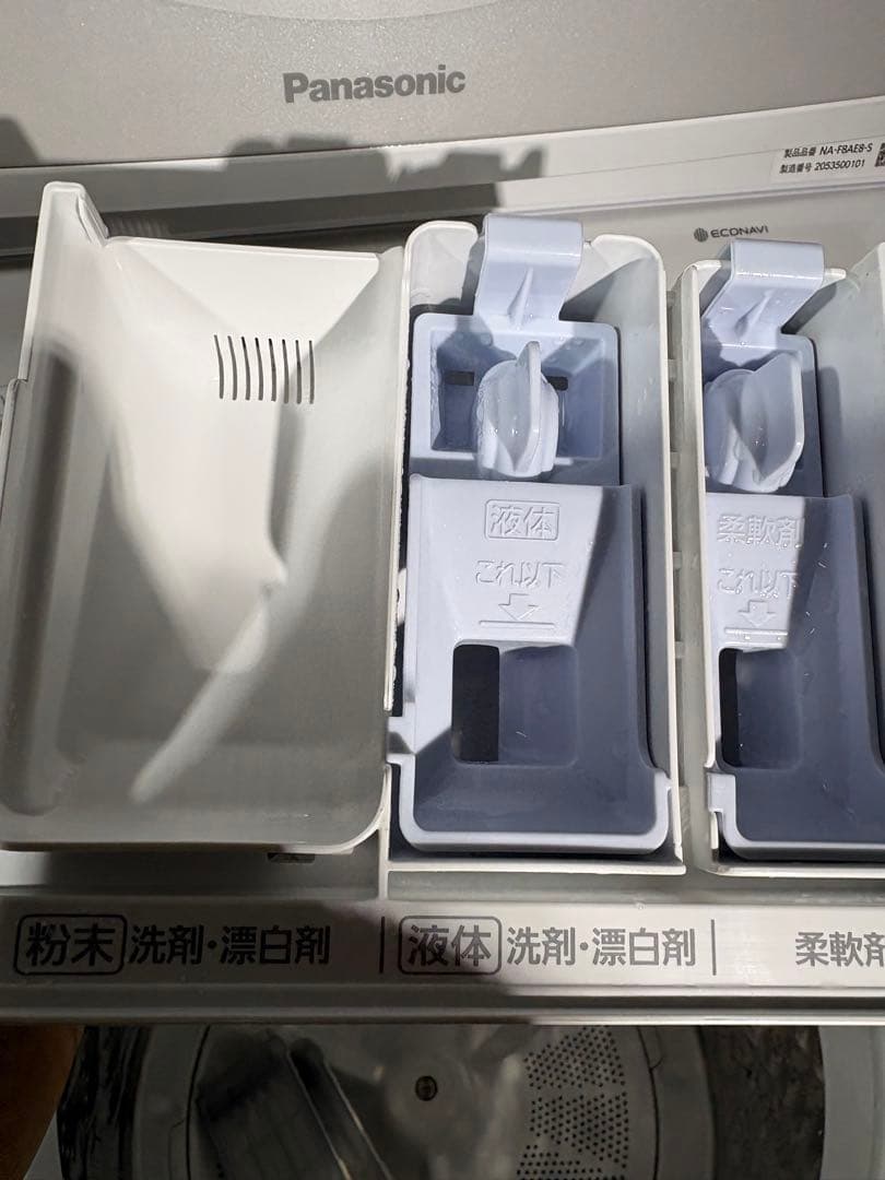 送料込み！　パナソニック　洗濯機　8キロ　分解洗浄済み　NA-F8AE8