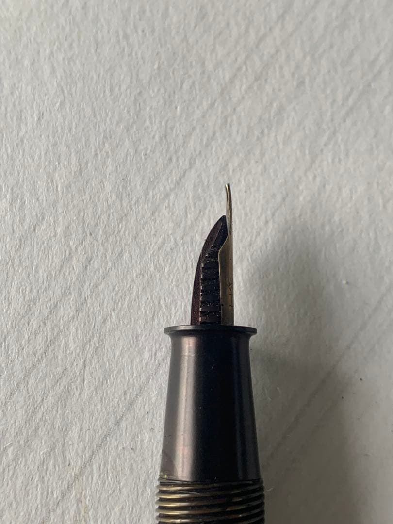 昭和レトロ 万年筆 ネジキャップ 14Kペン先