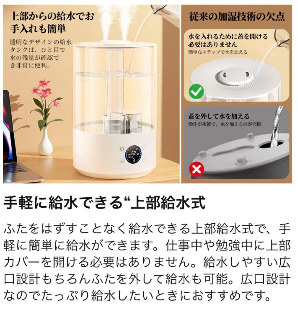 発売新モデル・リモコン操作便利・一台多役加湿器 アロマディフューザー
