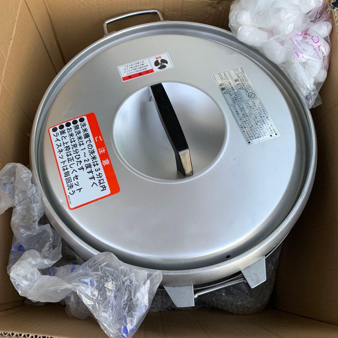 炊飯器都市ガス　美品　ステンレス製 6L リンナイ　炊飯器 業務用