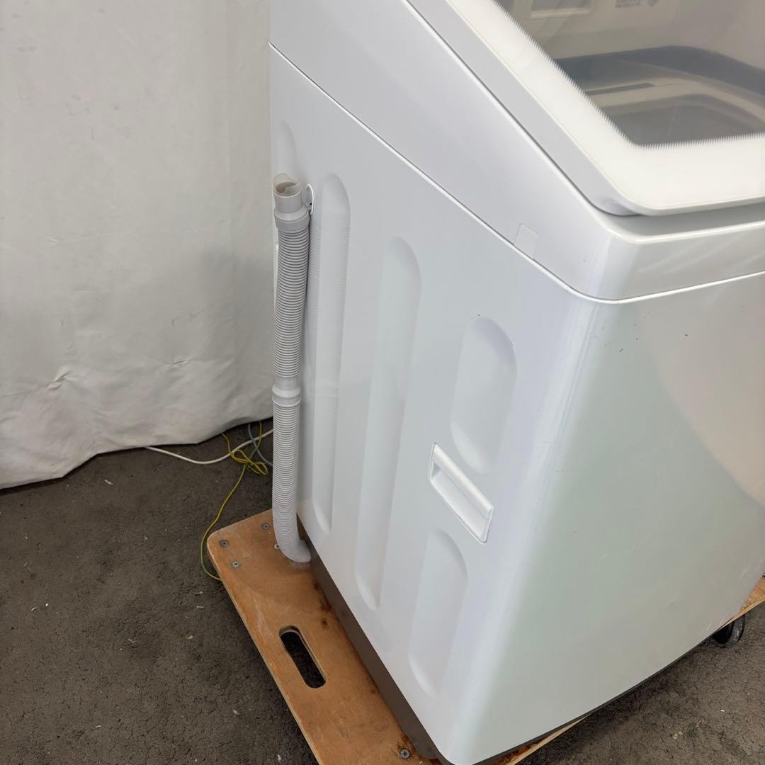 254　AQUA　洗濯機　9キロ　乾燥付き　白　設置無料　中古　大型　安い‼️