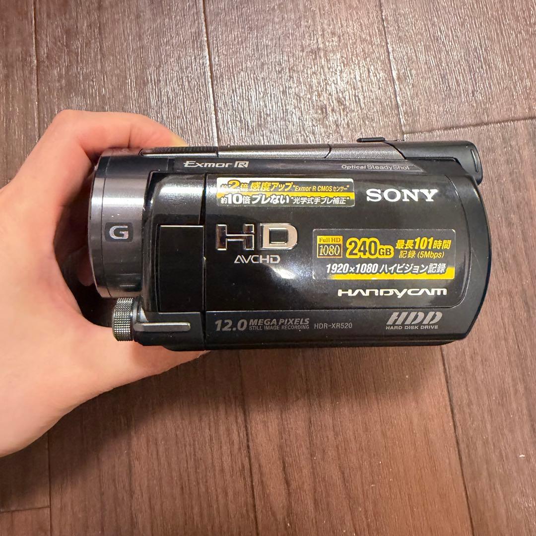 SONY HDR-XR520V 240GB ハンディカム 動作確認済 付属品多数