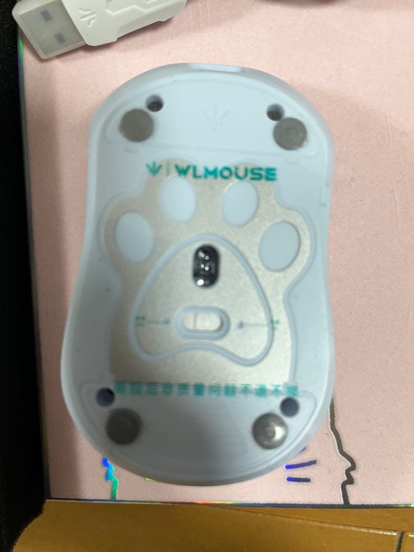 マウス・トラックボール WLMOUSE Beast Miao iceblue