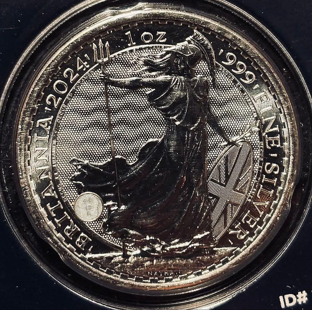 【初版 2024年】ブリタニア銀貨 1オンス FirstStrike PCGS
