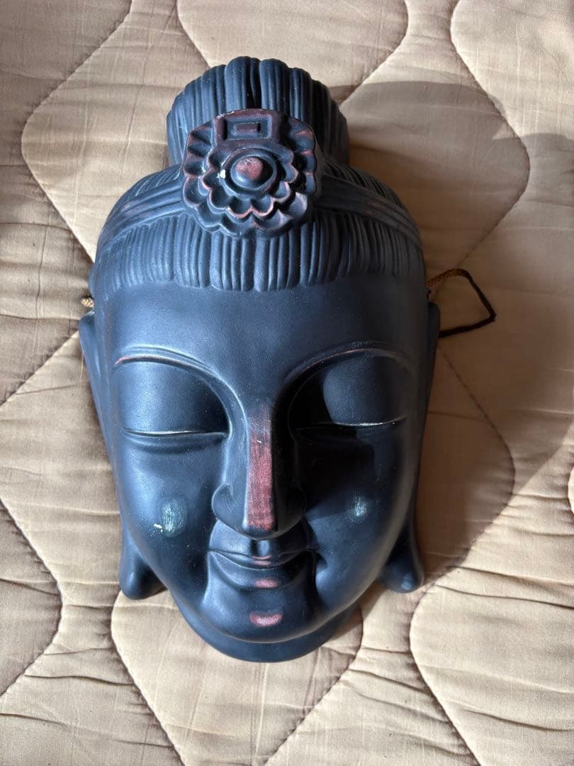 お面　仏頭　観音様　壁掛け　置物
