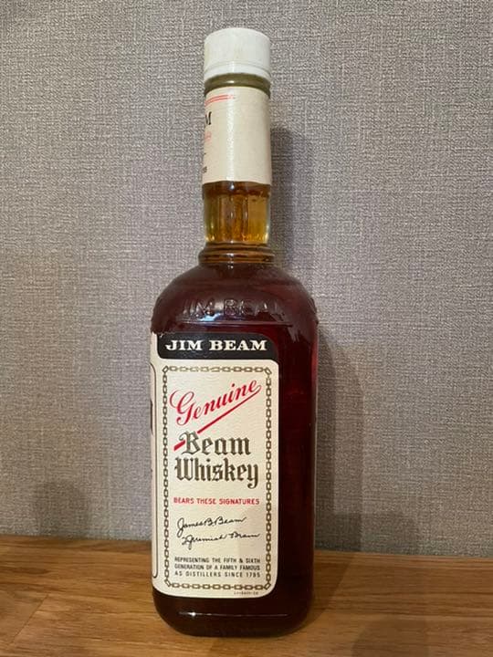 【値下げ】ジムビーム　jim beam ホワイトラベル　未開栓　ウイスキー　古酒