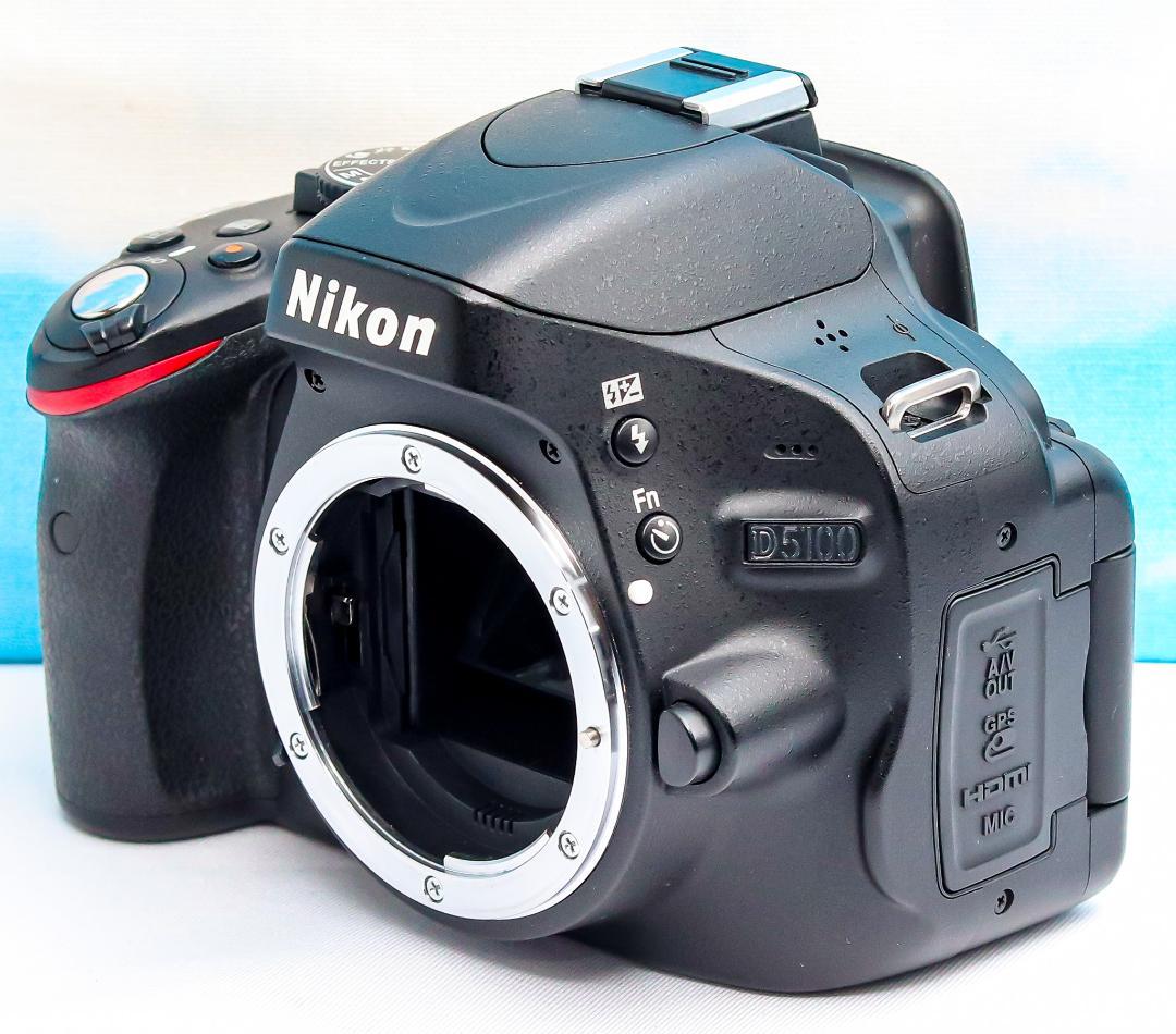 ニコン Nikon D5100⭐️スマホ転送⭐️届いてすぐ使える⭐️ダブルレンズ