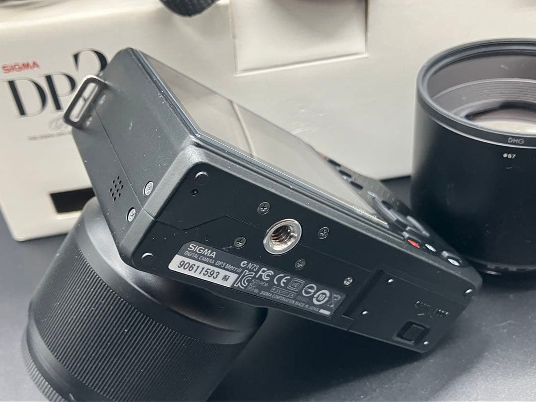 SIGMA DP3 Merrill グリップ 純正コンバージョンレンズ　元箱など