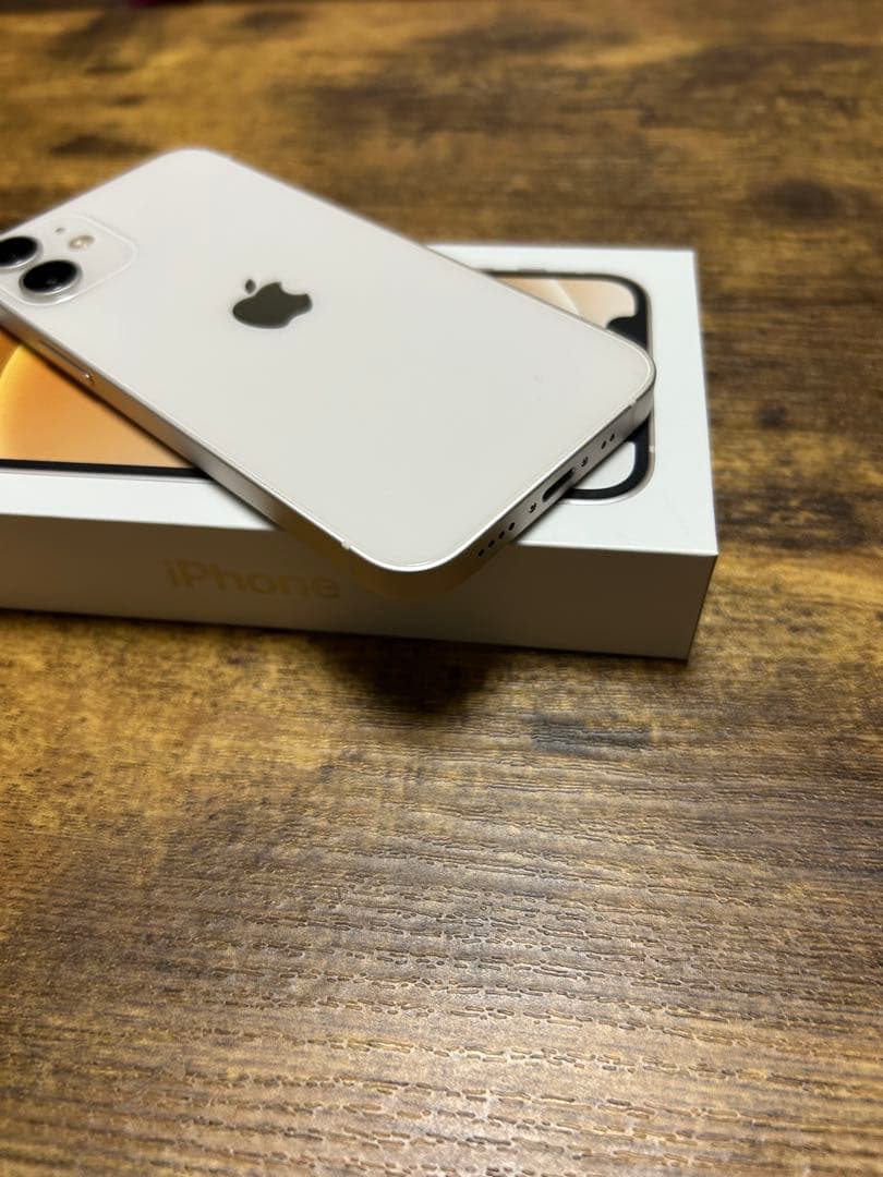 【美品】iPhone12mini ホワイト 64GB 84% SIMフリー