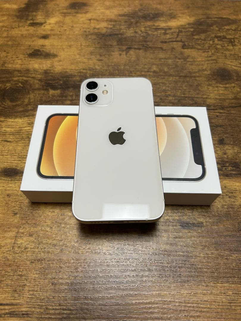 【美品】iPhone12mini ホワイト 64GB 84% SIMフリー