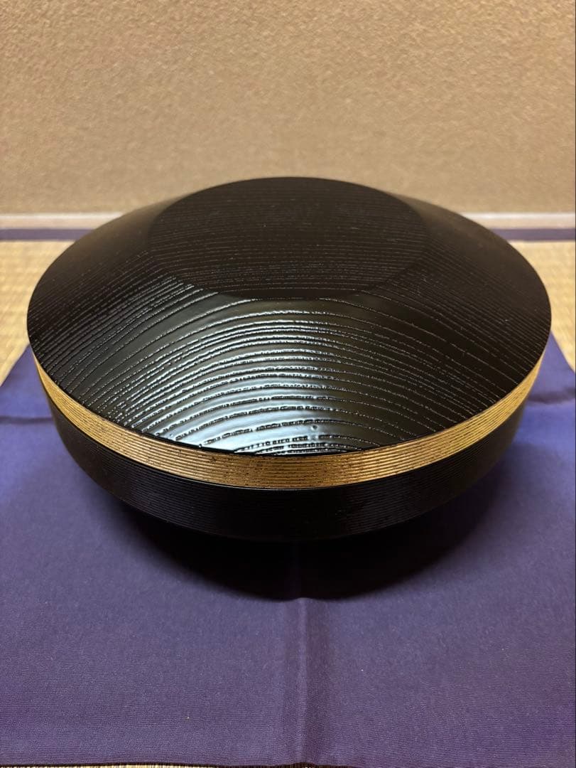 平安秀穂　即中斎　好　食籠　茶道具　菓子器　蒔絵