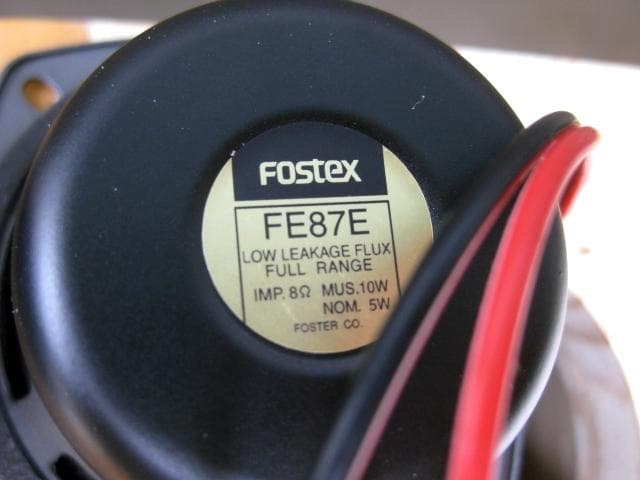 FOSTEX　フルレンジスピーカー 自作　ペア