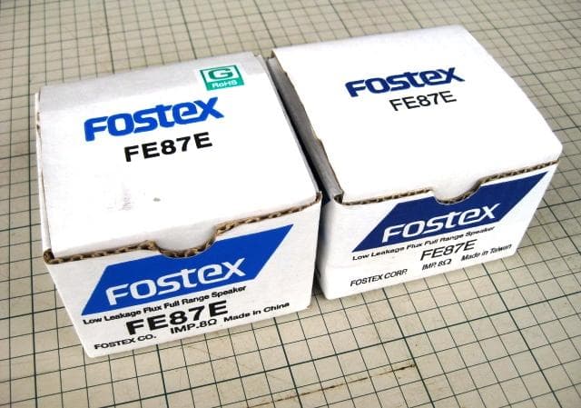 FOSTEX　フルレンジスピーカー 自作　ペア