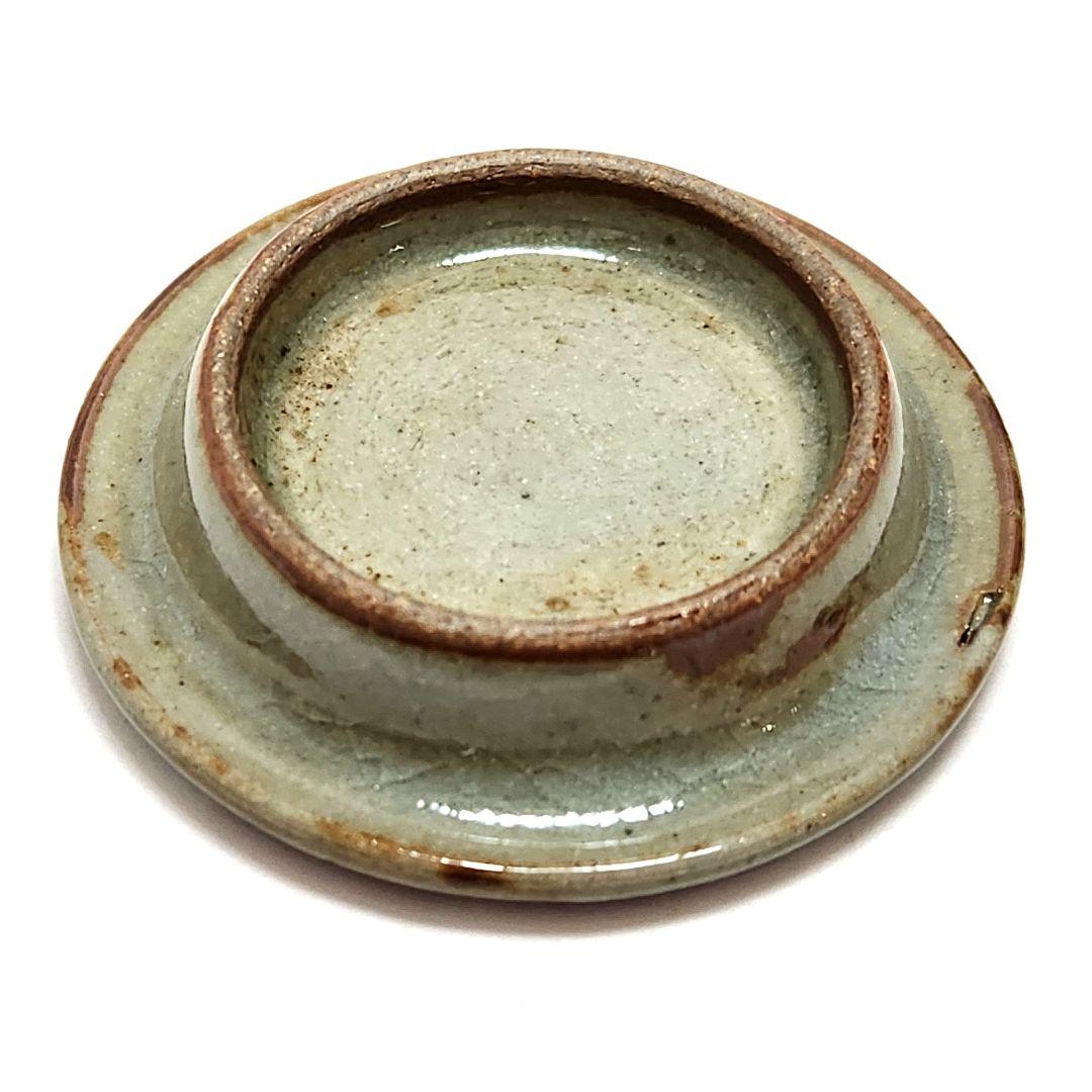Y3490-5 茶道具 井上良斎作 松竹梅 茶入 共箱　う