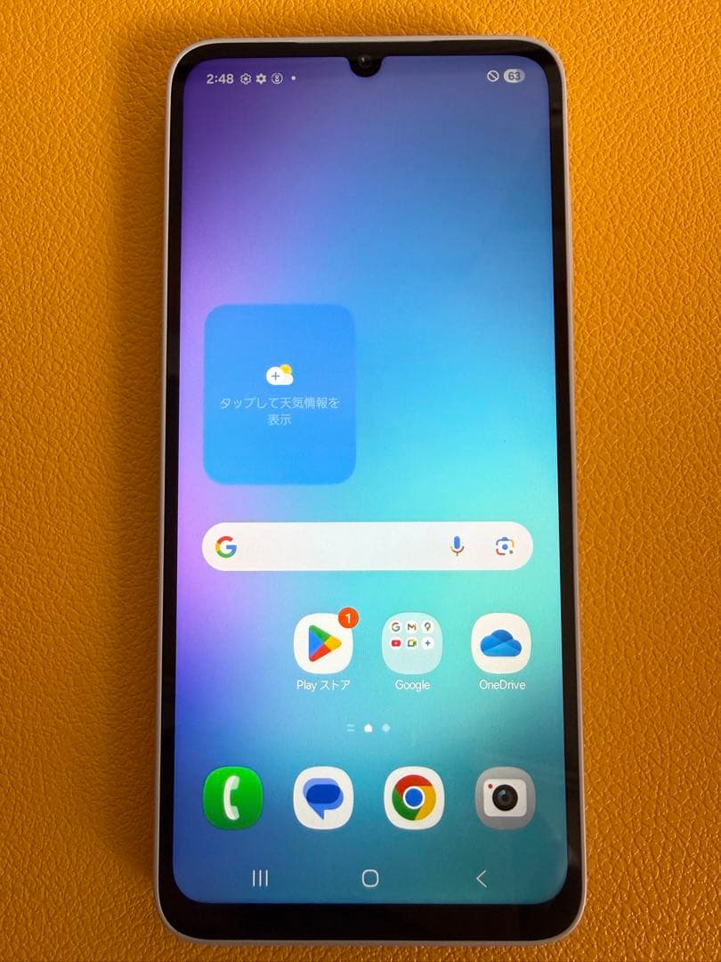【新品未使用】SamsungGalaxy A25 5G ライトブルー起動確認のみ