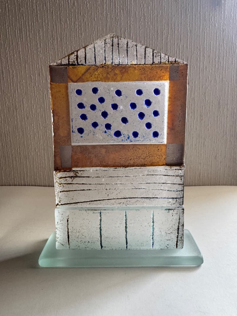 扇田克也　ガラス　HOUSE　水玉　縦長