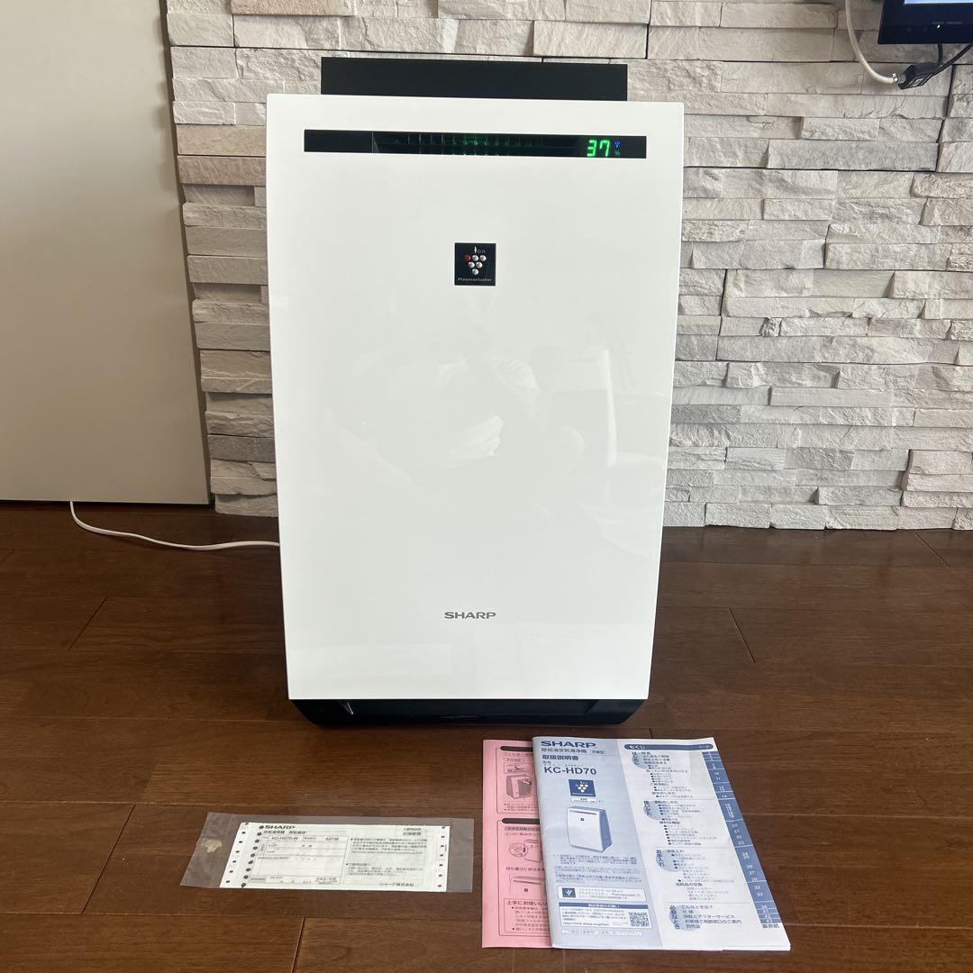 SHARP KC-HD70-W 加湿・除湿器　空気清浄機　上位機種