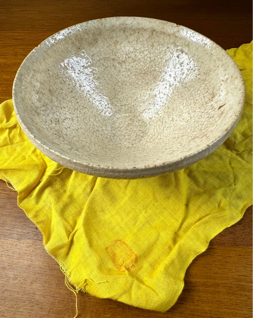 200 太子窯　鈴木八郎　粉吹手　茶碗　共箱共布　長期保管品