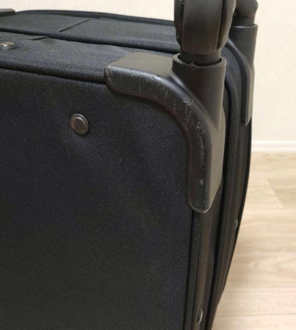 無印良品　半分の厚みで収納できるソフトキャリー36L機内持込み適応サイズ