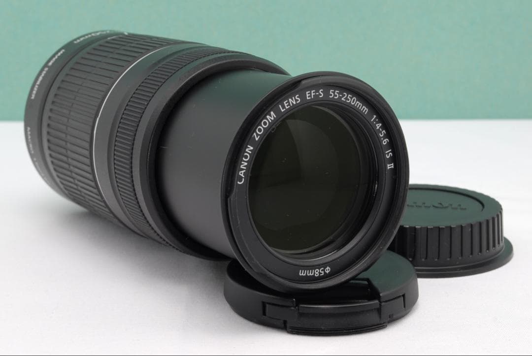 美品✨ Canon EF-S 55-250mm IS II 望遠レンズ