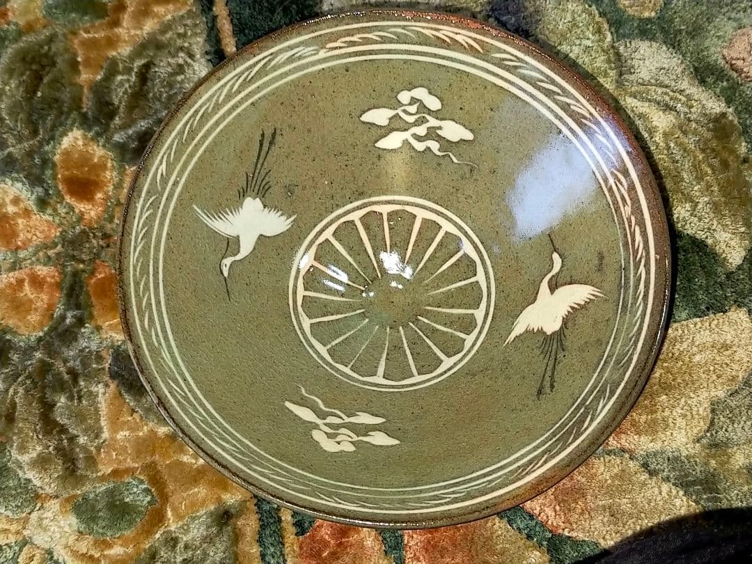 ♥象嵌　高麗♥　茶碗　♥　♥大石♥　曺在鎬　共箱付き　骨董　古玩