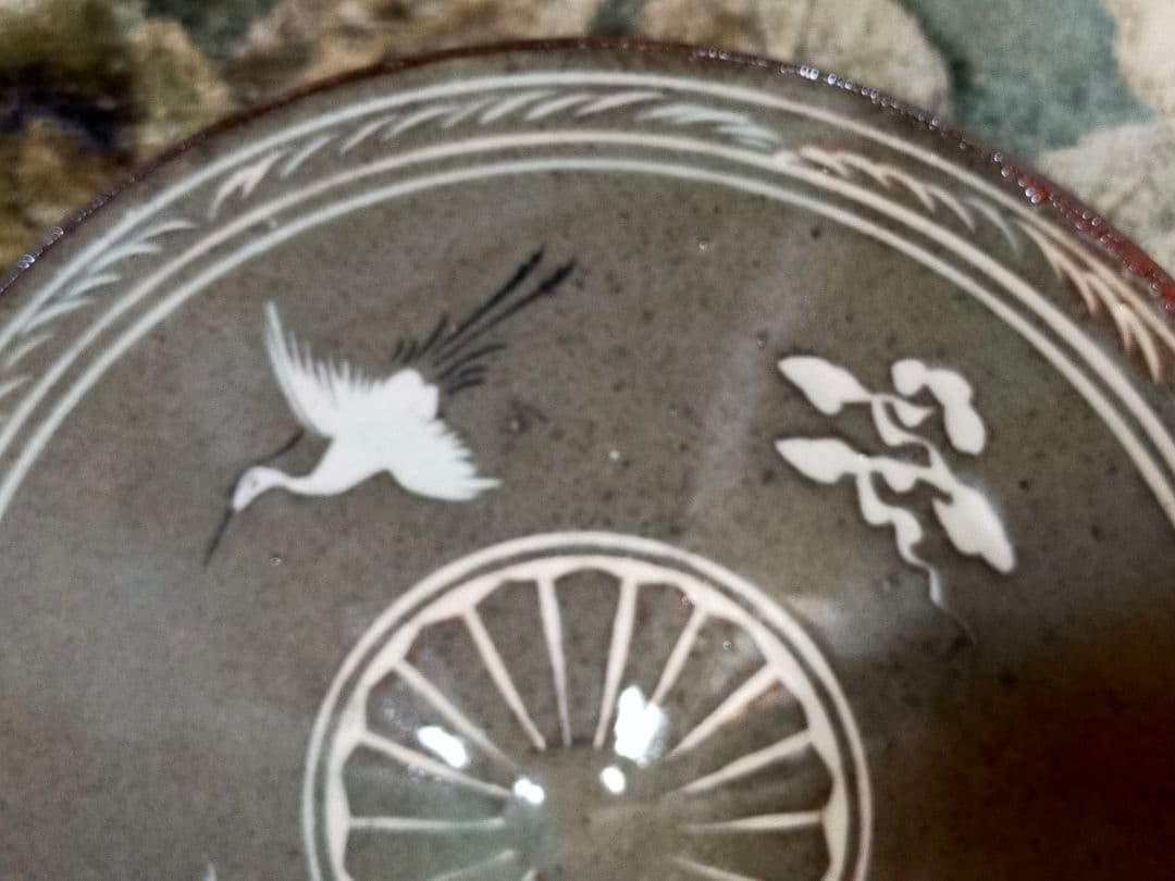 ♥象嵌　高麗♥　茶碗　♥　♥大石♥　曺在鎬　共箱付き　骨董　古玩