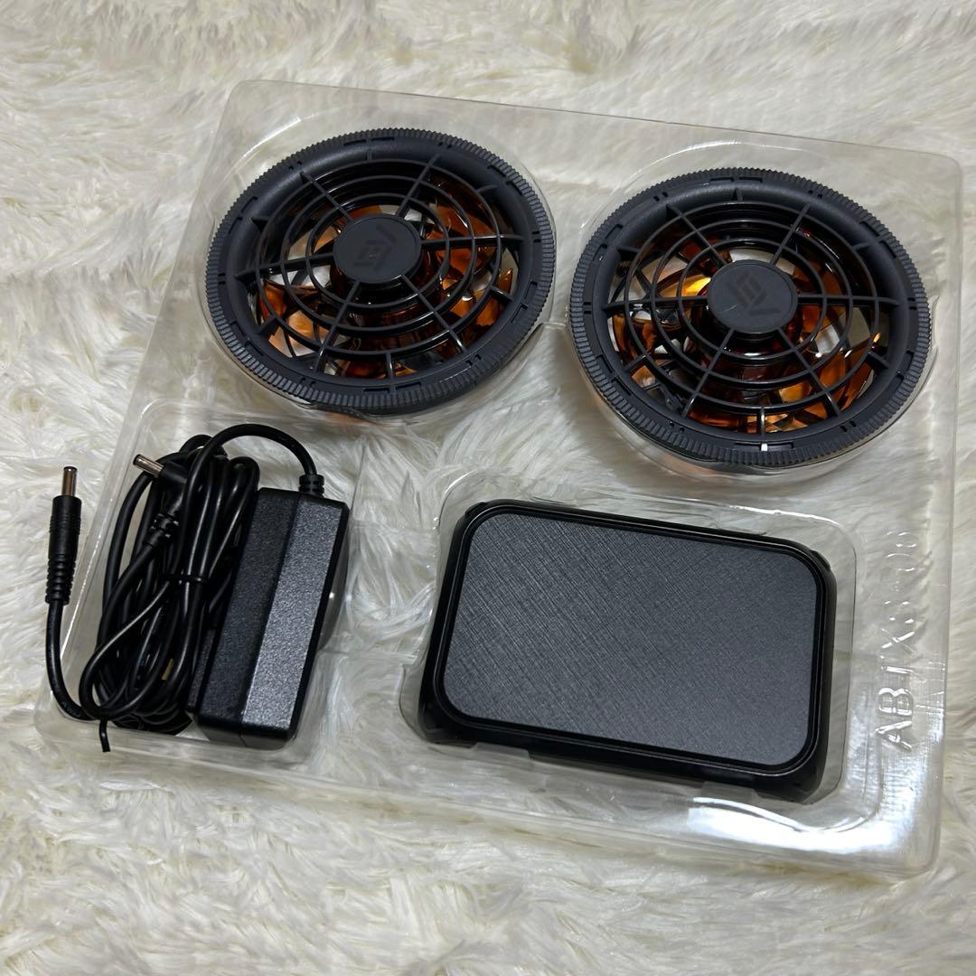 空調服 ファンバッテリー セット 30000mAh 9cm服穴径対応 熱中症対