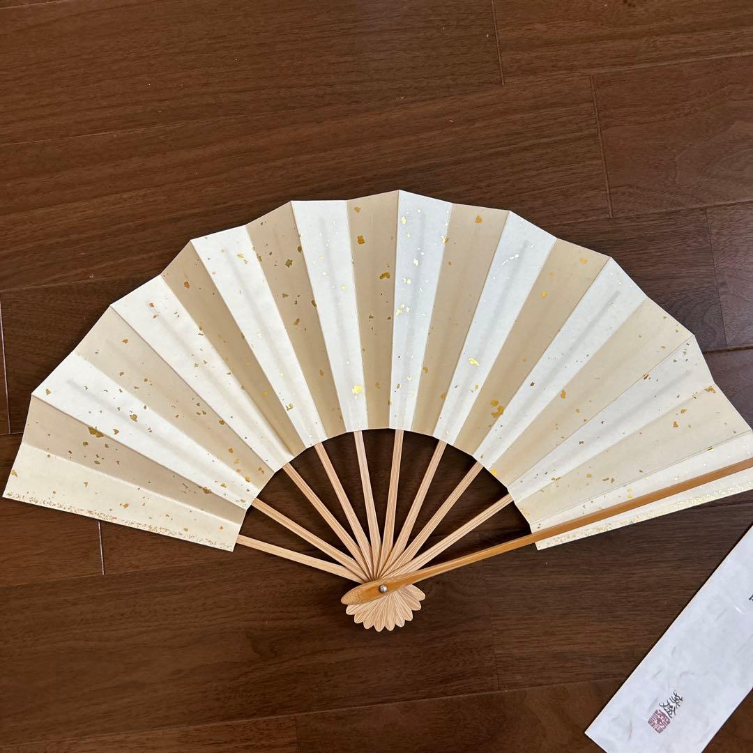 【未使用】京扇子　京扇堂　飾り扇　茶席扇　舞扇　蘭