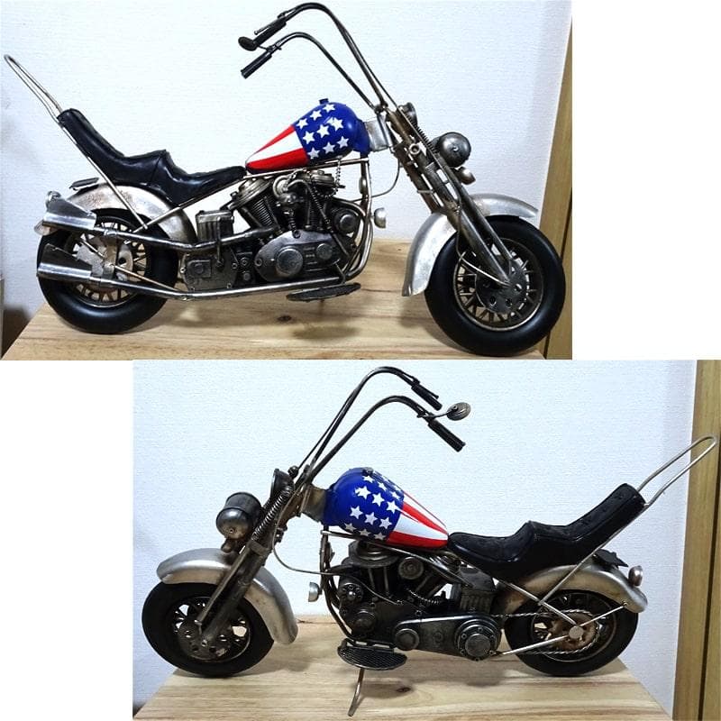オールド アメリカンバイク オブジェ インテリア かっこいい ビンテージバイク