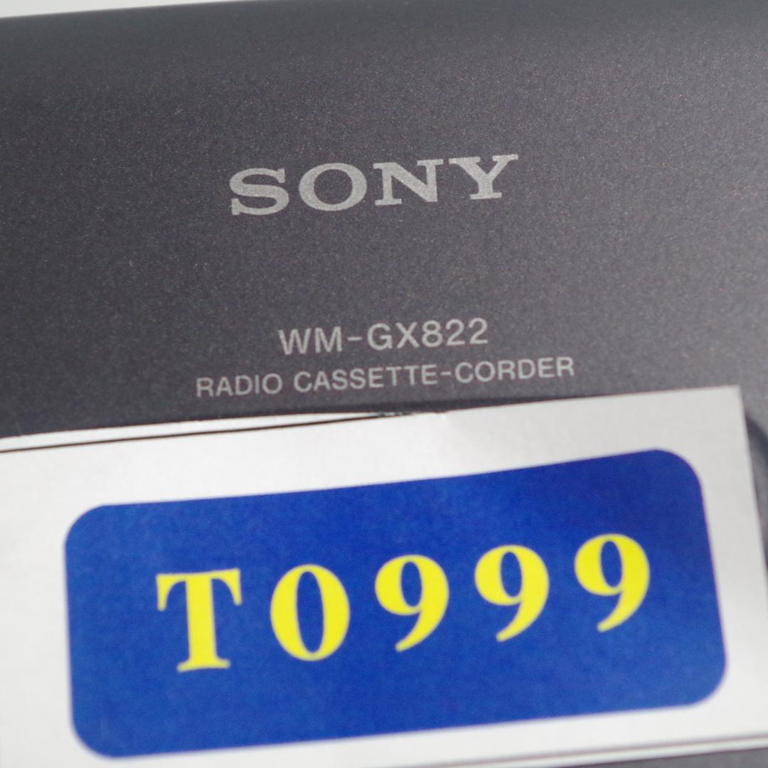 T0999 SONY WM-GX822 カセットプレーヤー