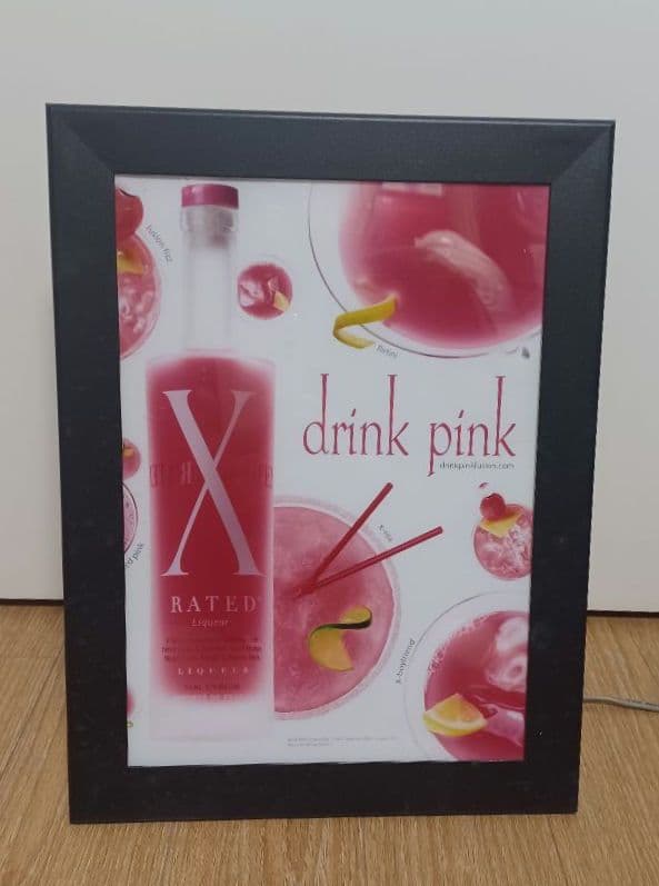 X エックスレイテッド リキュール 非売品 ネオン ライト ネオンサイン 電飾