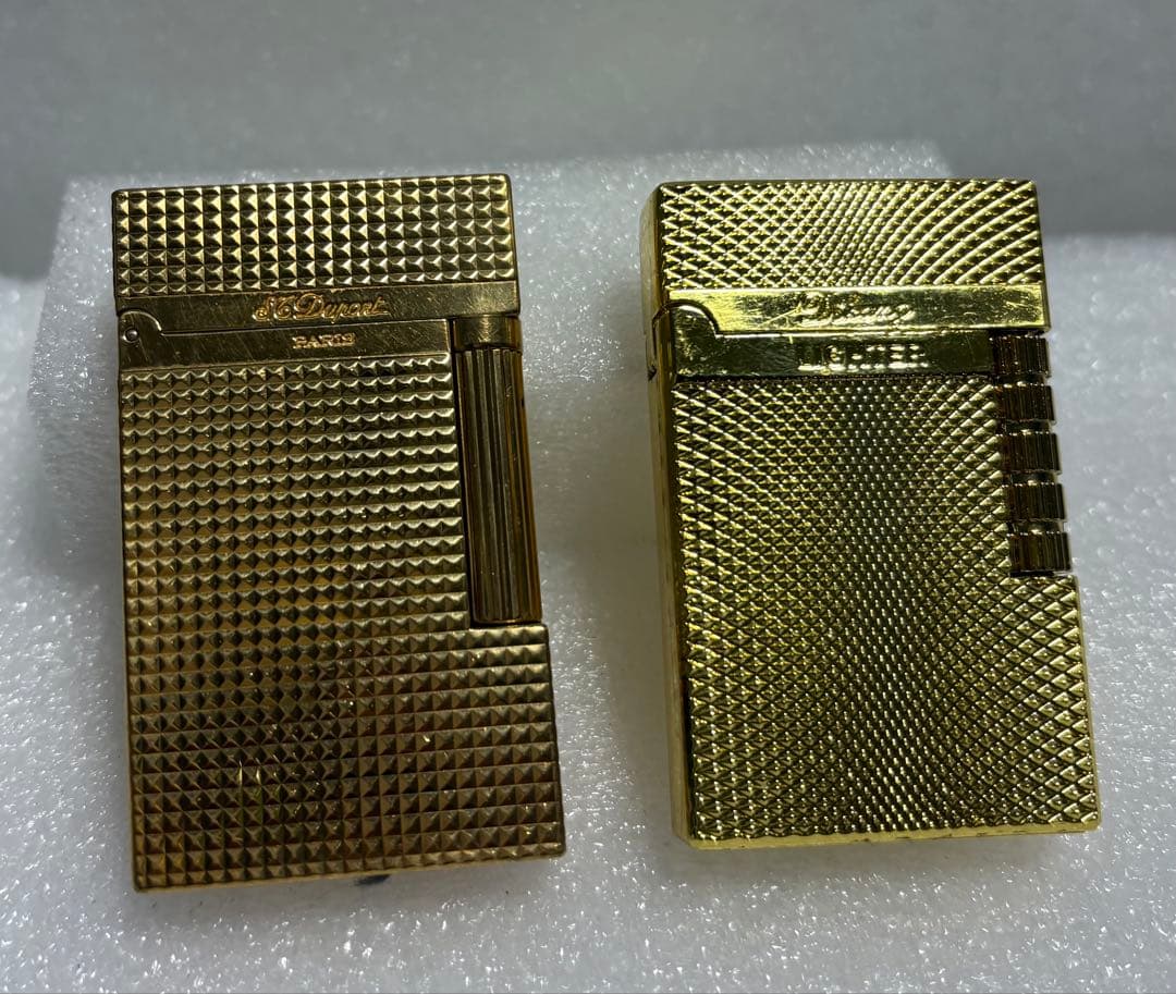 S.T Dupont デュポン ライター ダイヤモンドヘッドゴールド 箱付き