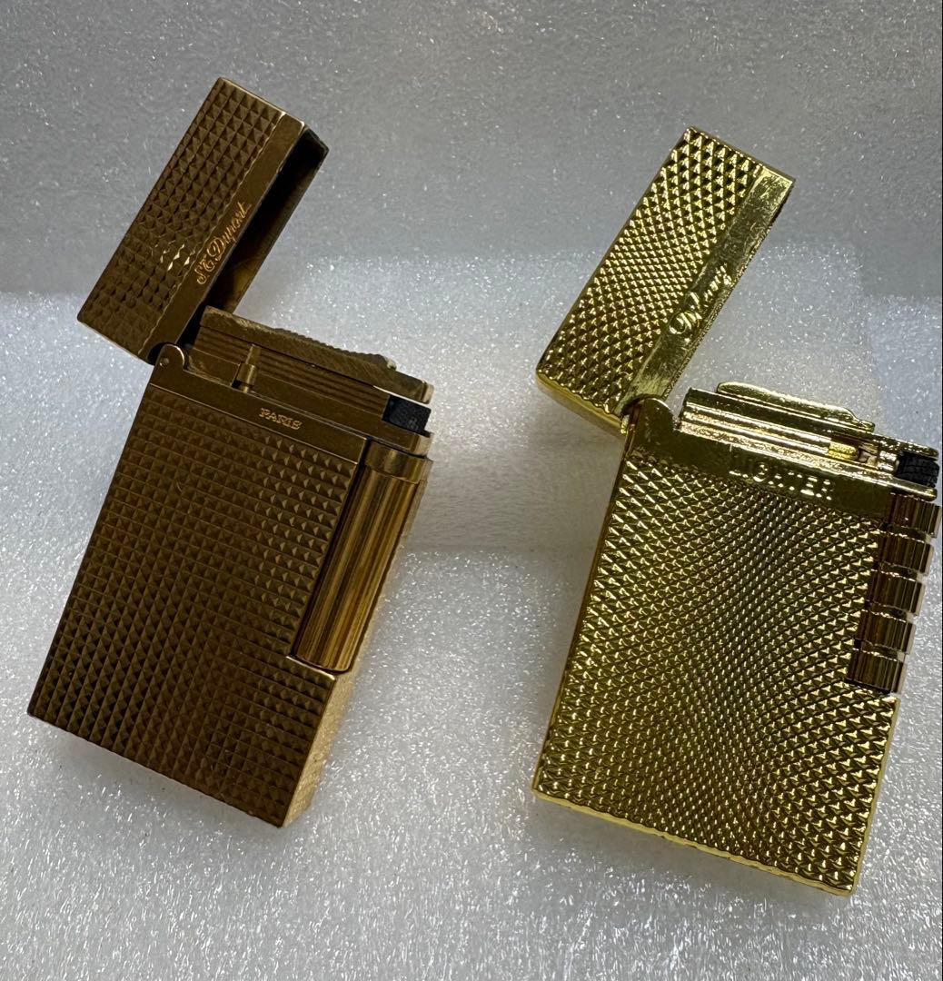 S.T Dupont デュポン ライター ダイヤモンドヘッドゴールド 箱付き