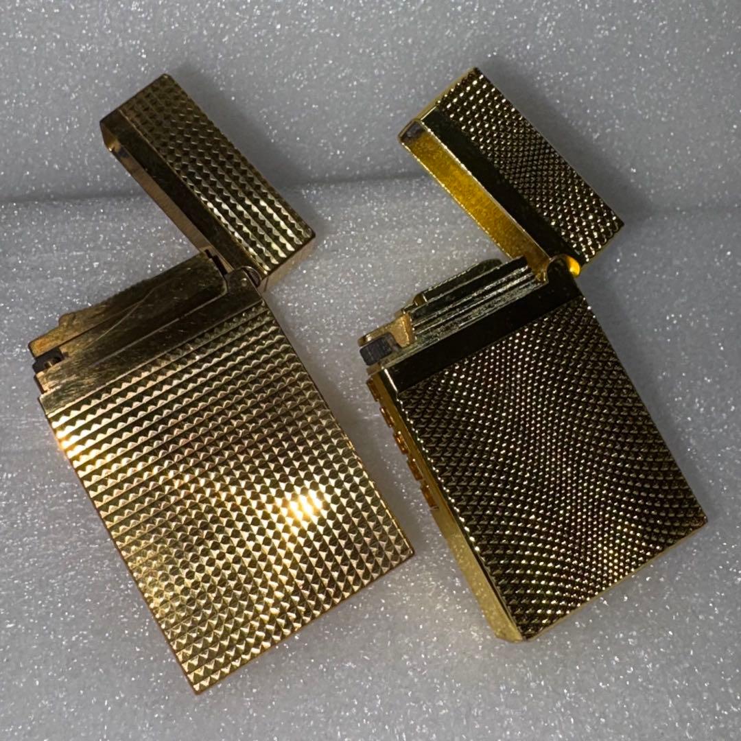 S.T Dupont デュポン ライター ダイヤモンドヘッドゴールド 箱付き