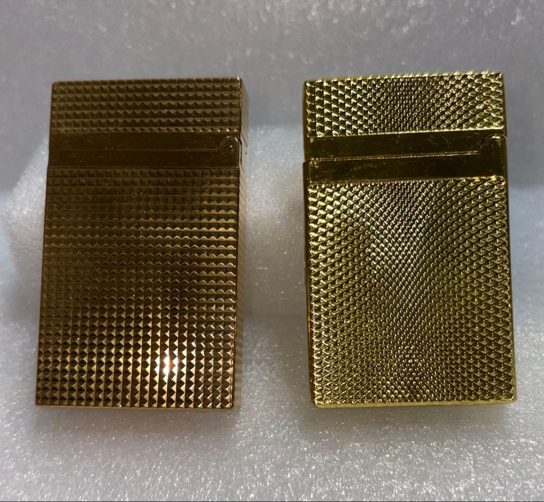 S.T Dupont デュポン ライター ダイヤモンドヘッドゴールド 箱付き