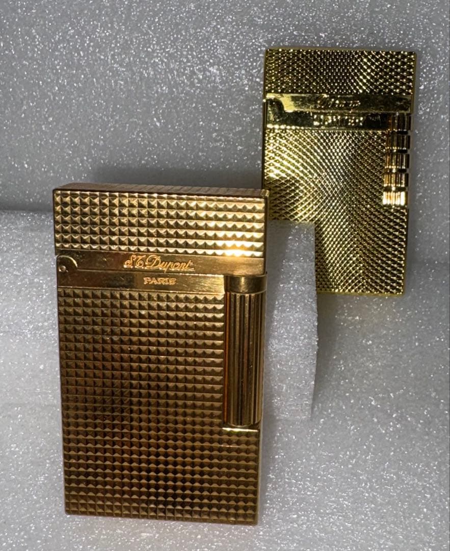 S.T Dupont デュポン ライター ダイヤモンドヘッドゴールド 箱付き