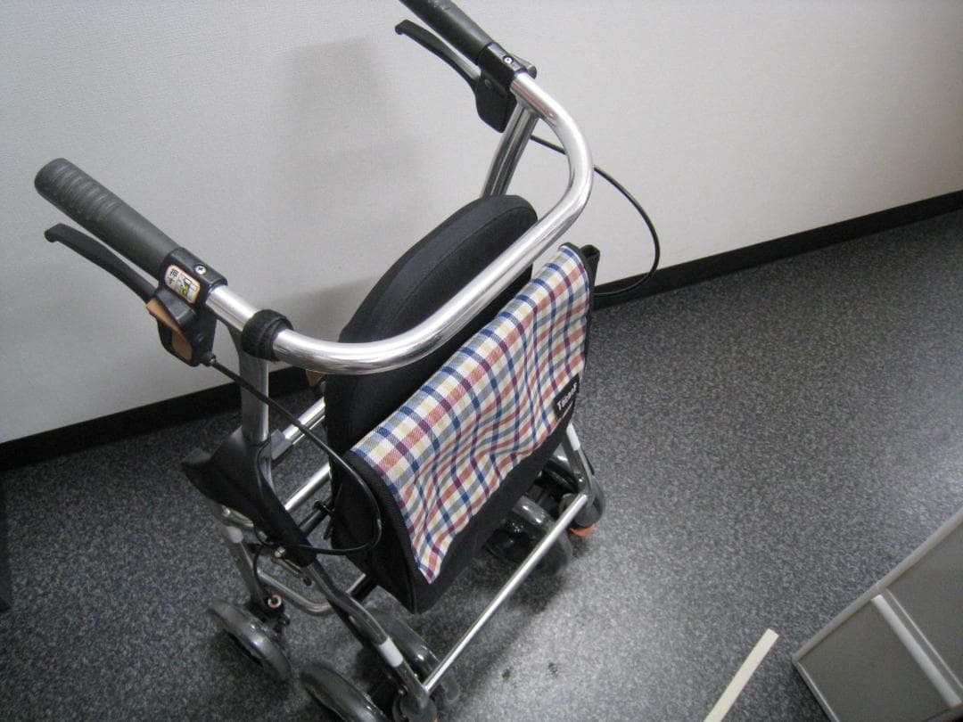 テイコブリトルハイ　HS05　チェックブルー 幸和製作所 歩行器 ③