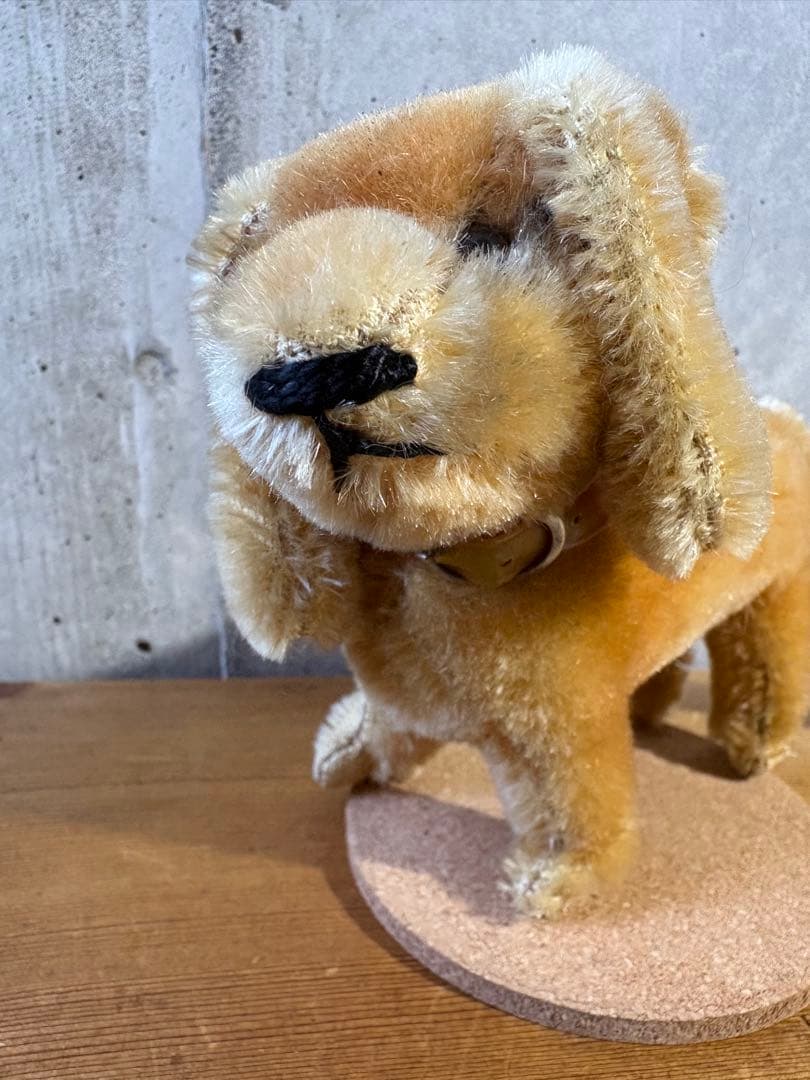 ドイツヴィンテージ ダックスフンド ぬいぐるみ Grislyタグ付き