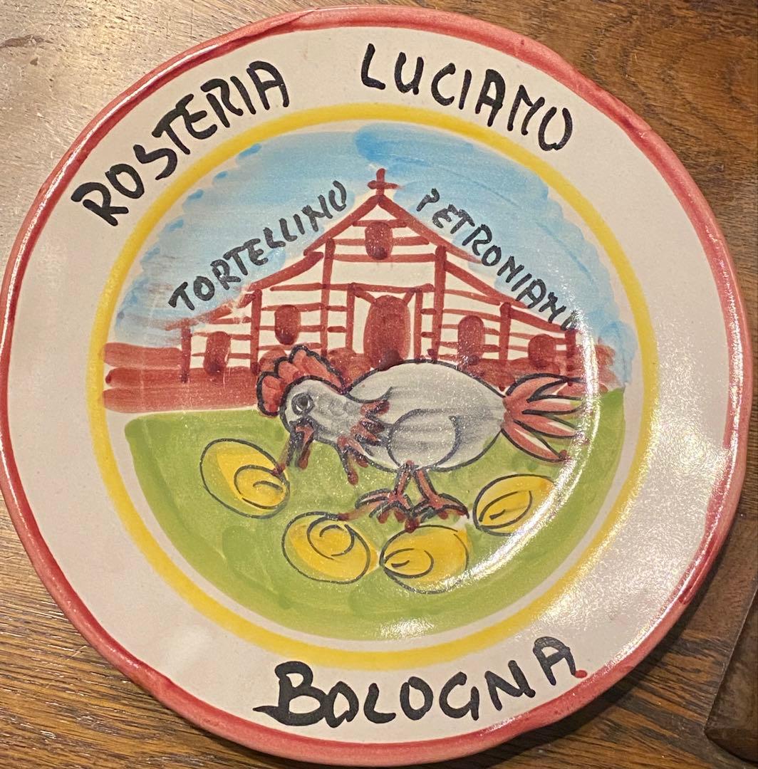 ブオンリコルド　イタリア製絵皿　1990 Bologna