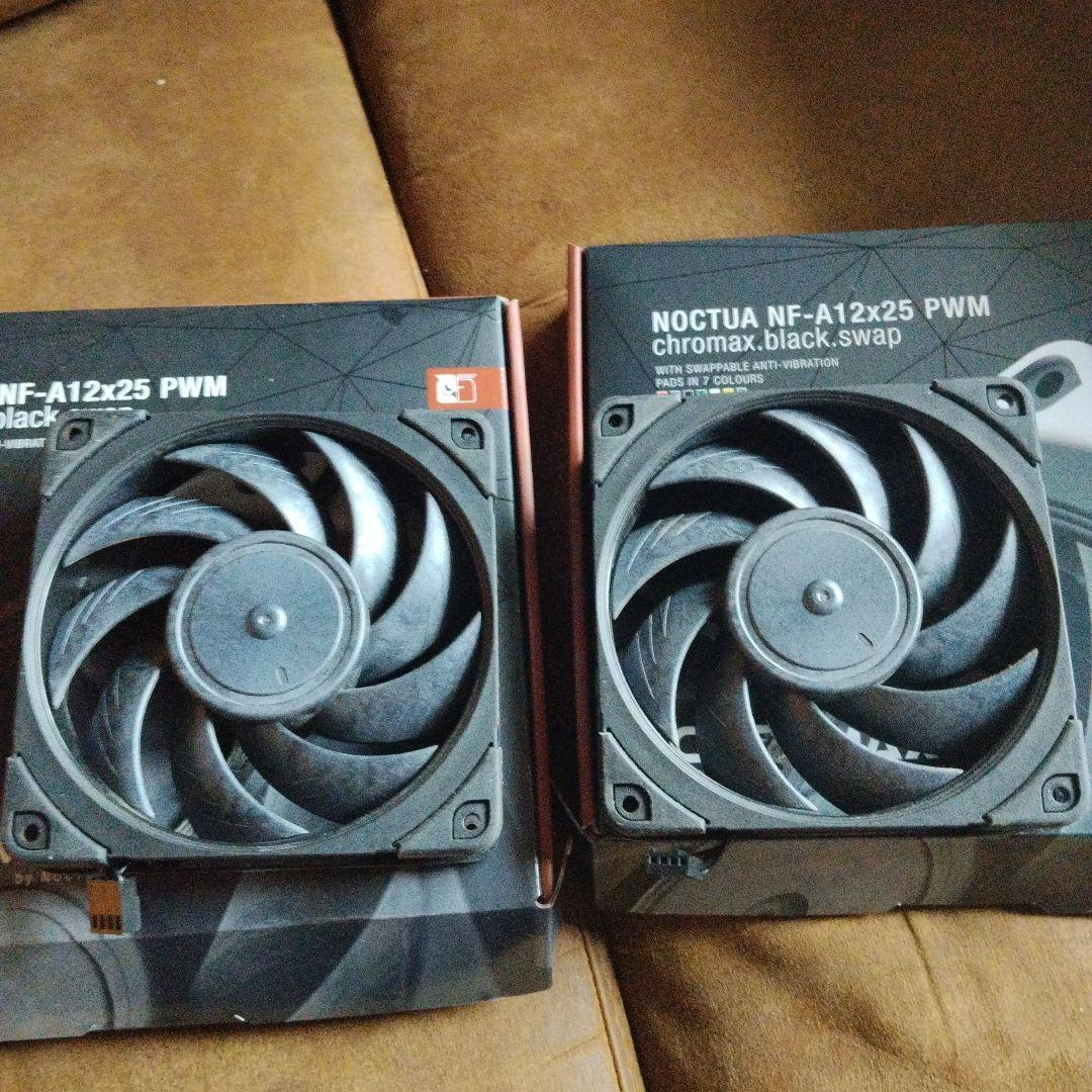 PC用ファン・クーラー Noctua NF-A12x25 PWM chromax.black.swap