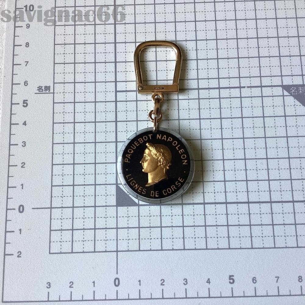 60s フレンチキーホルダー ブルボン PAQUEBOT ナポレオン フェリー