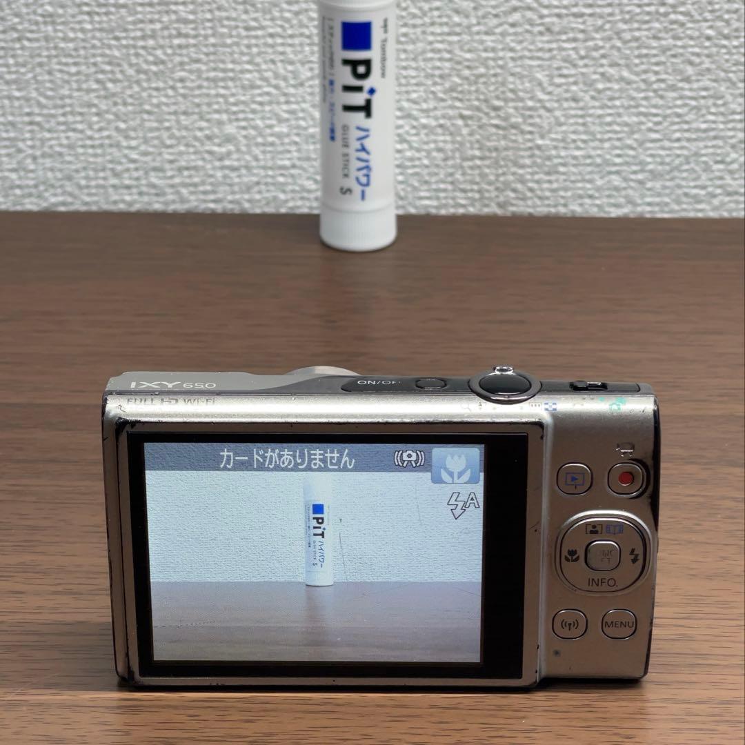 【動作品】 Canon IXY650 新品充電器 新品バッテリー+純正バッテリー