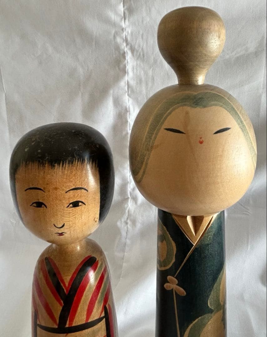 翠崕 一雪 高橋雄司 こけし 梅 着物 工芸品 民芸品 童女
