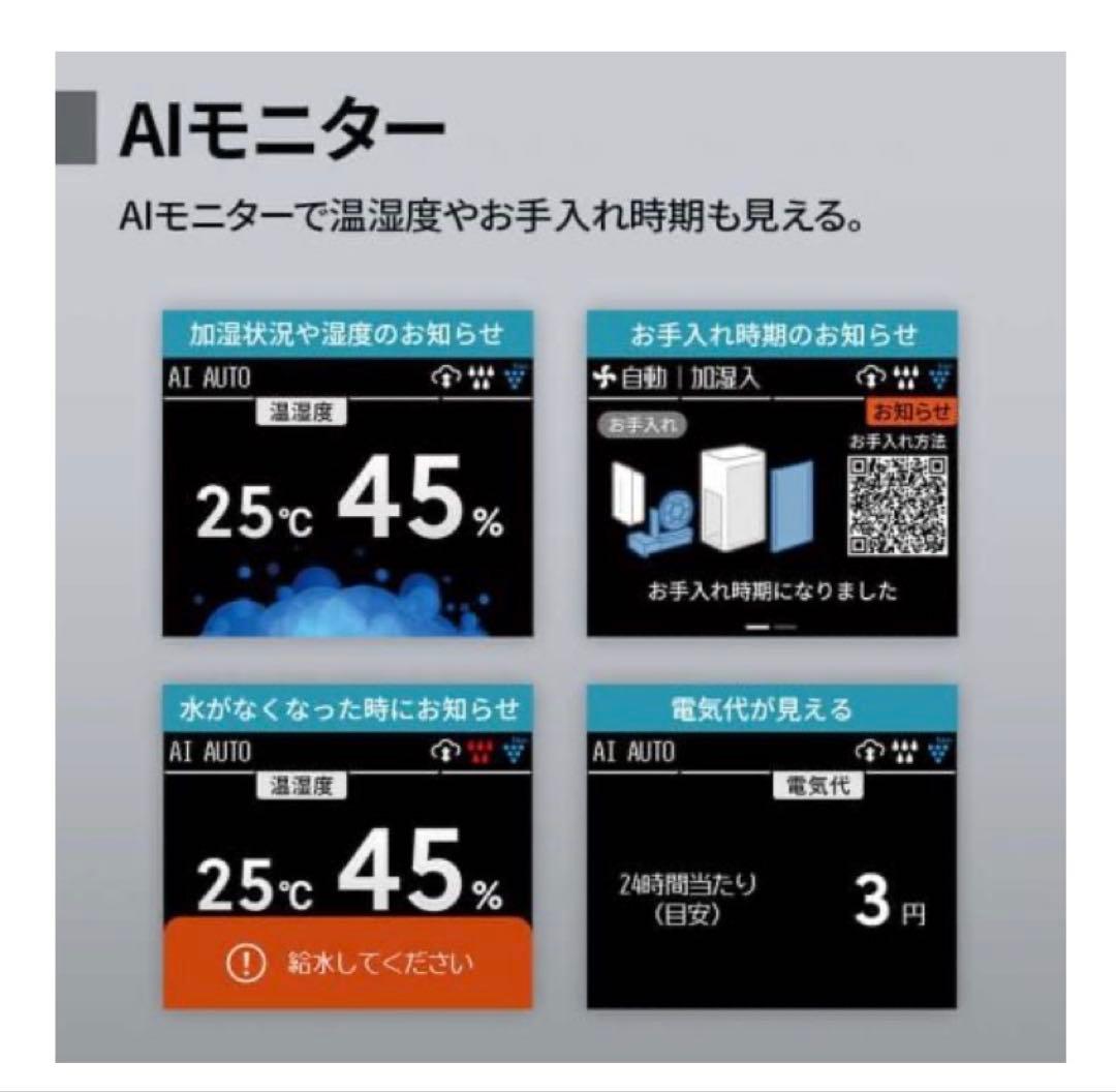 シャープ プラズマクラスターNEXT 加湿 空気清浄機