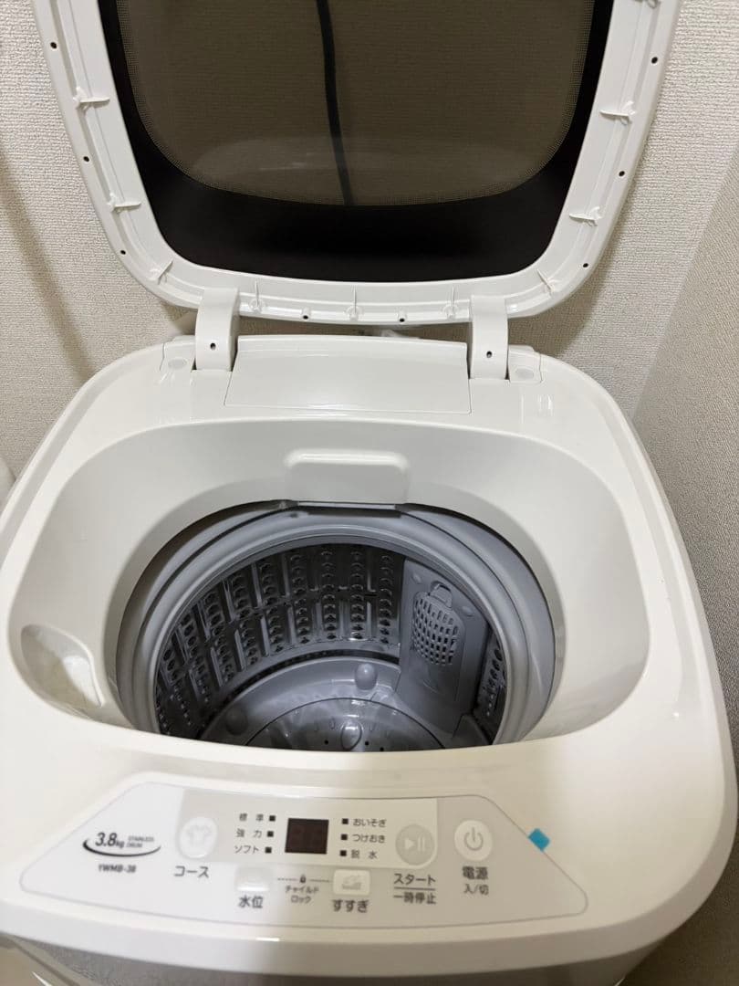 YAMAZEN 縦型洗濯機 3.8kg【2025年製】 保証書付き▪️引き取り可