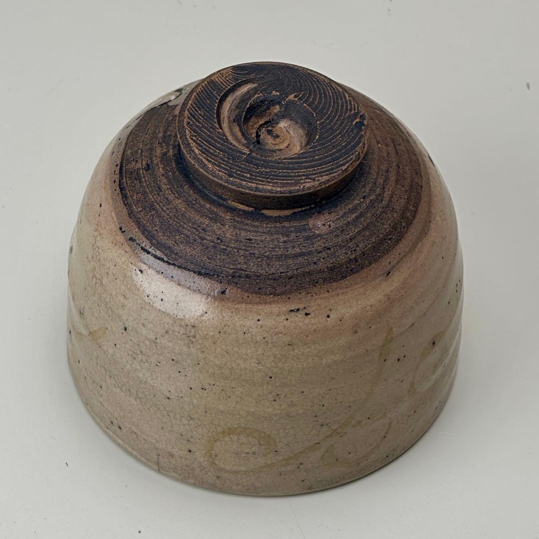 絵唐津 茶碗 仕覆付 共箱 茶道具 江戸時代 骨董品 アンティーク
