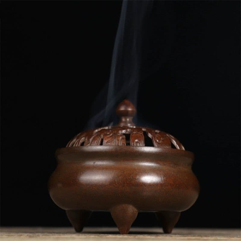 銅器 香炉 供養香炉 祥雲薫炉 香道具 茶道具 装飾品 工芸品 置物